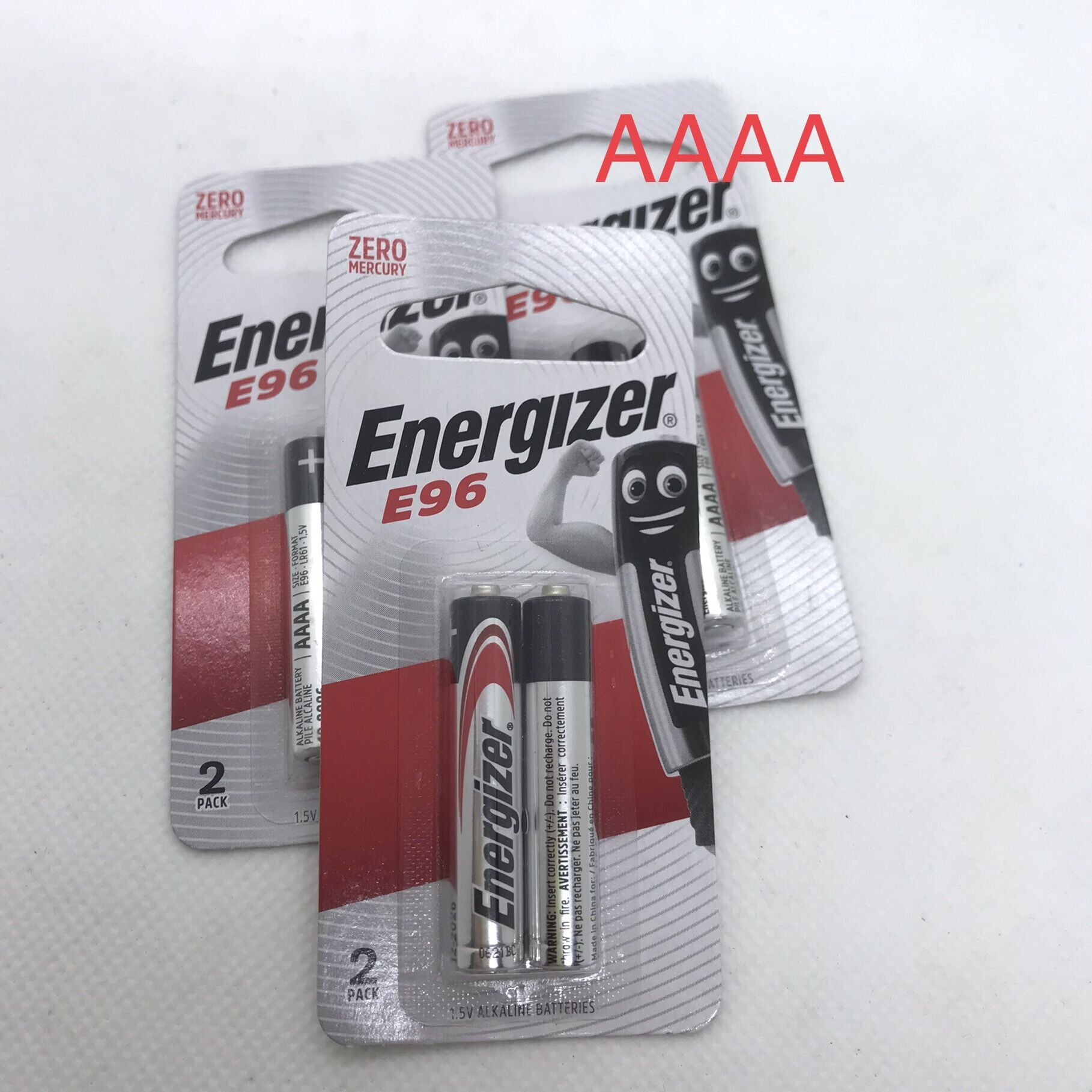 Vỉ 2 Viên Pin 1,5V ENERGIZER AAAA (4A) E96 Alkaline dùng cho bút cảm ứng, đèn led, thiết bị y tế, máy đo Glucose, tai nghe Bluetooth, đèn trình chiếu