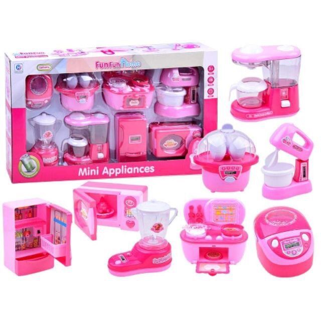 Đồ chơi gia đình - set đồ chơi nấu ăn,đồ dùng gia đình có chạy pin