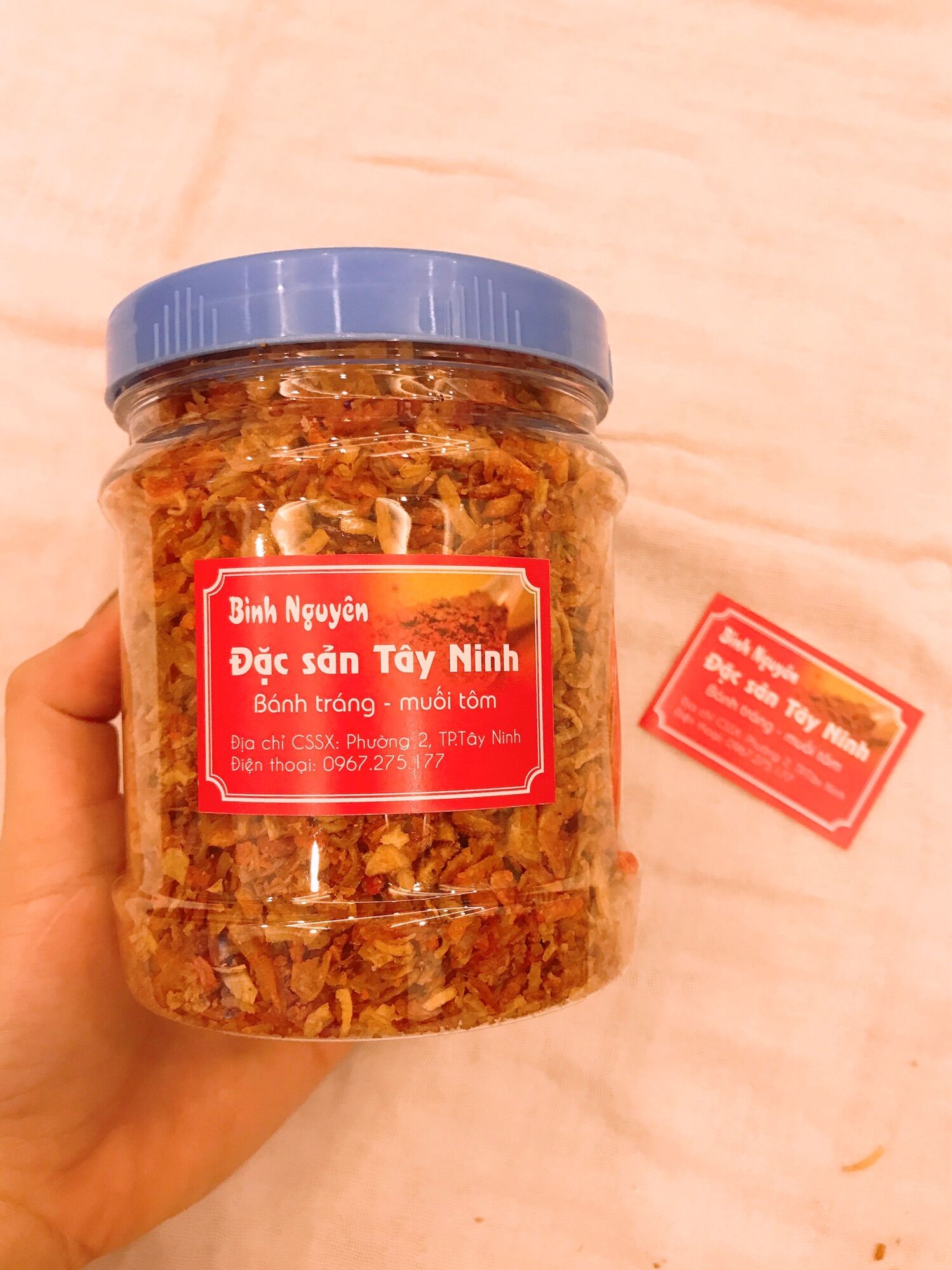 Muối tép hành phi