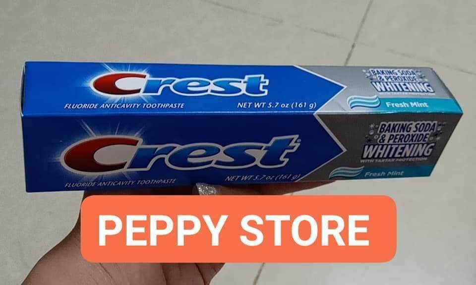 (BIG SIZE) KEM ĐÁNH RĂNG CREST COLGATE BAKING SODA 161g/TUÝP (HÀNG MỸ)