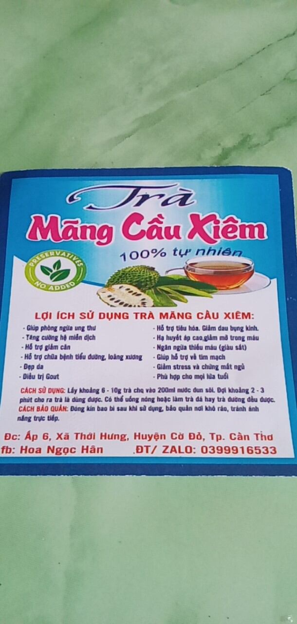 (500gr)  Trà Mãng Cầu Xiêm nguyên chất