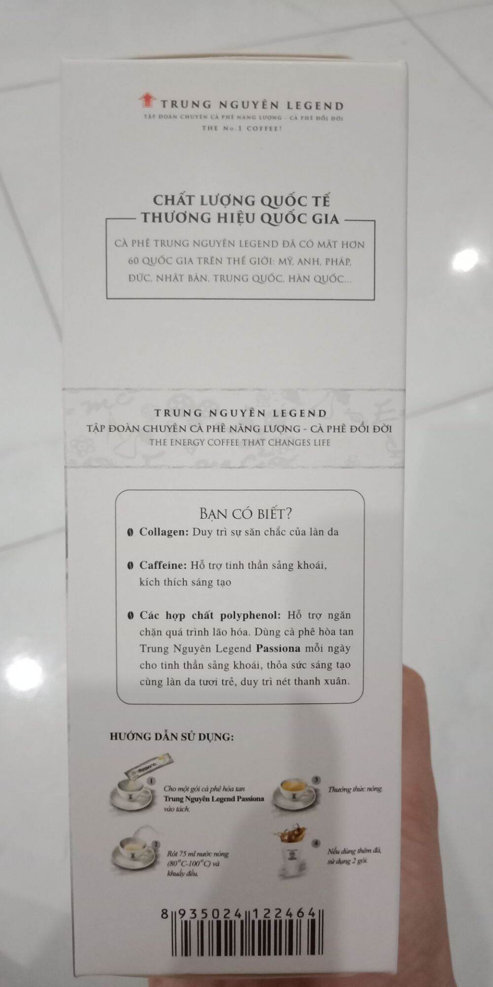 PASSIONA "CAFE SỮA CHUYÊN CHO PHÁI ĐẸP" 224g (14 gói x 16g)