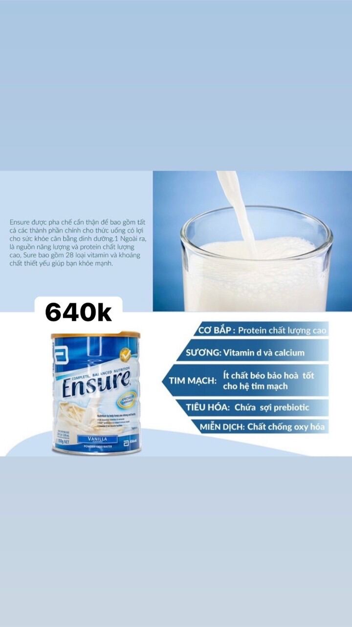 Sữa ensure