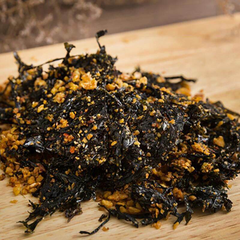 Rong biển cháy tỏi mè 150g