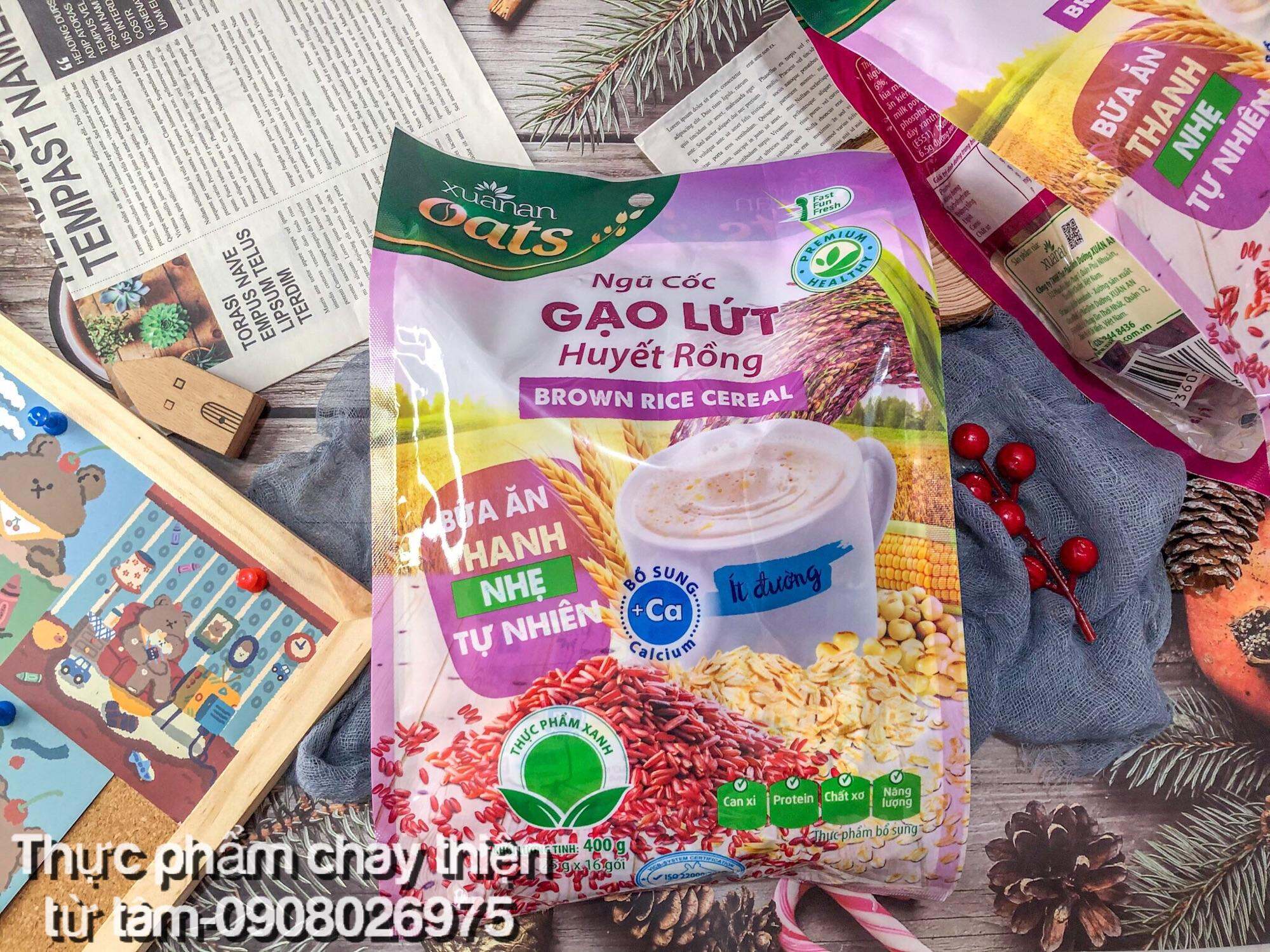 Ngũ Cốc Gạo Lứt Huyết Rồng Ít Đường 400g