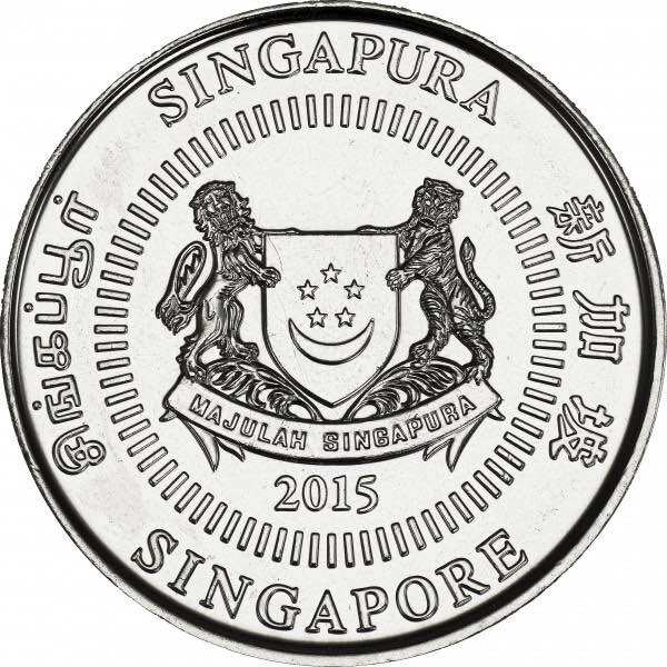 Đồng xu 50 cents của Singapore 2013 - 2019