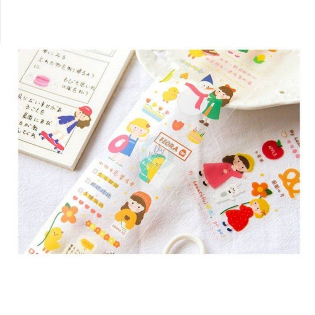 Set sticker flora