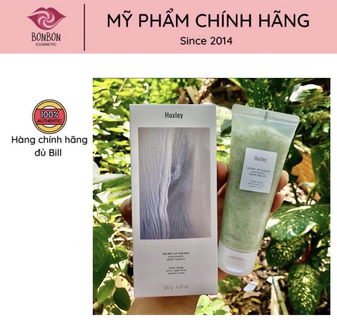 Tẩy da chết huxley scrub mask bonboncosmetic