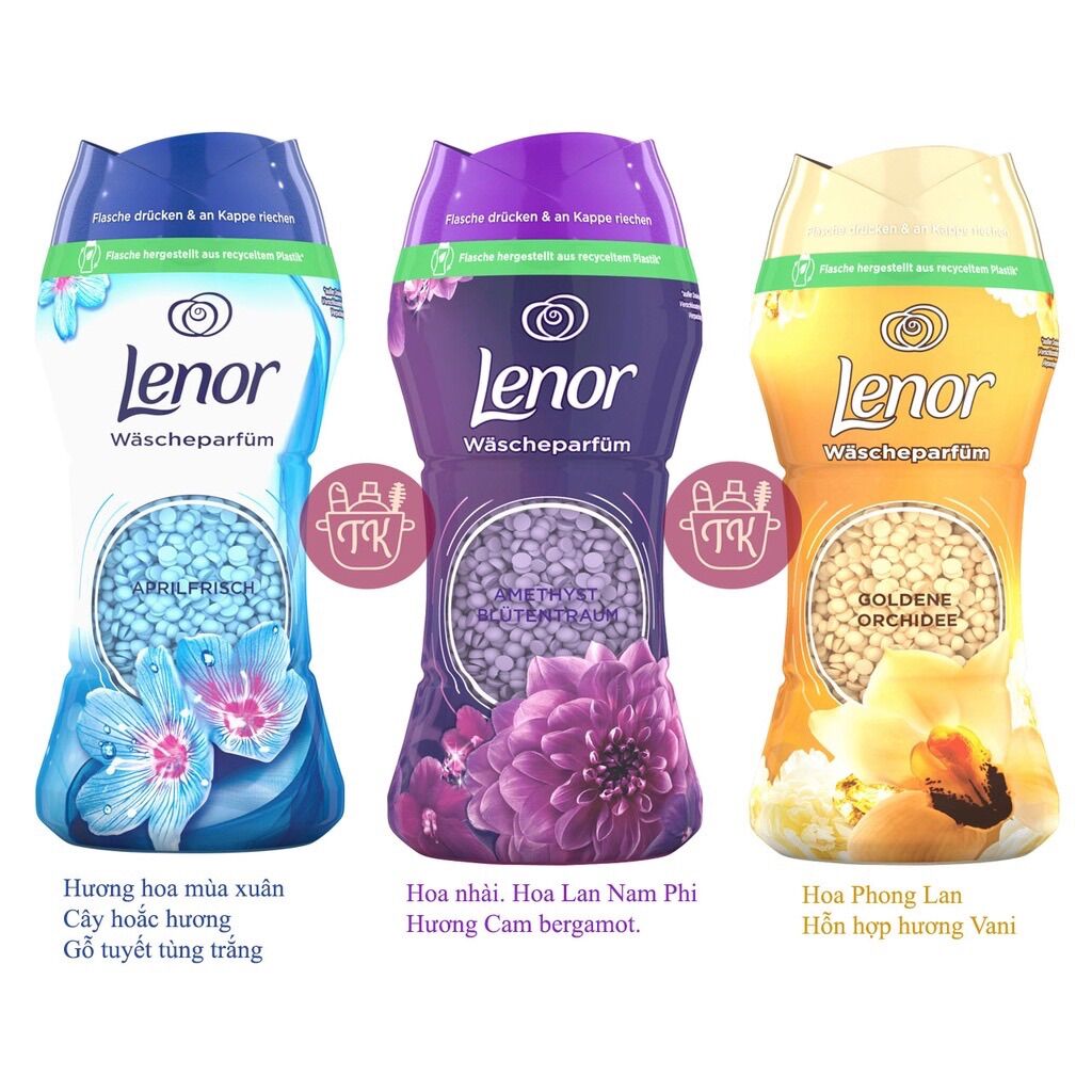 Viên xả vải khô Lenor hàng Đức 210g