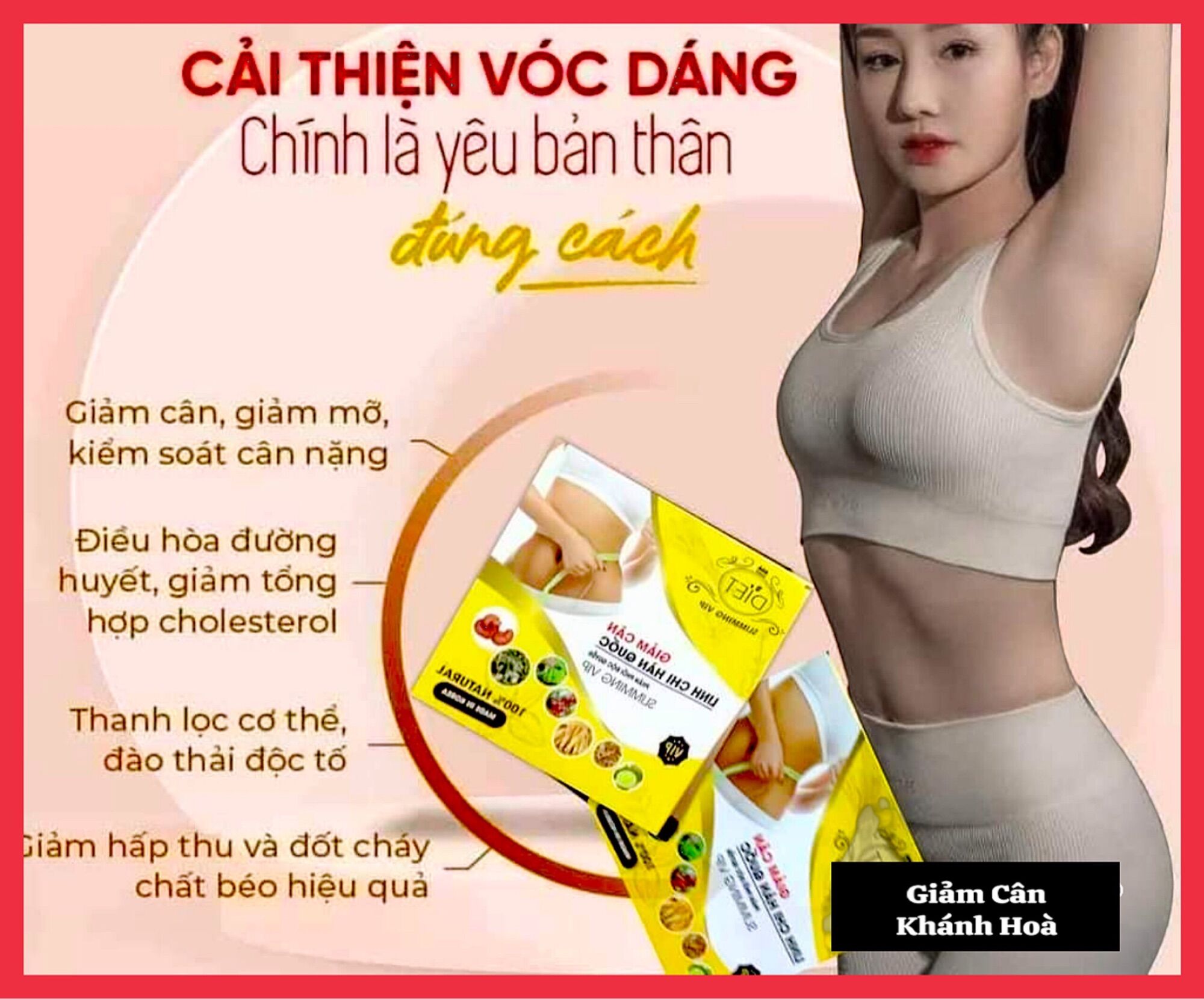 Thảo Mộc Giảm cân Linh Chi VIP Hàn Quốc ltrinh 30v Dành cho cơ địa khó giảm