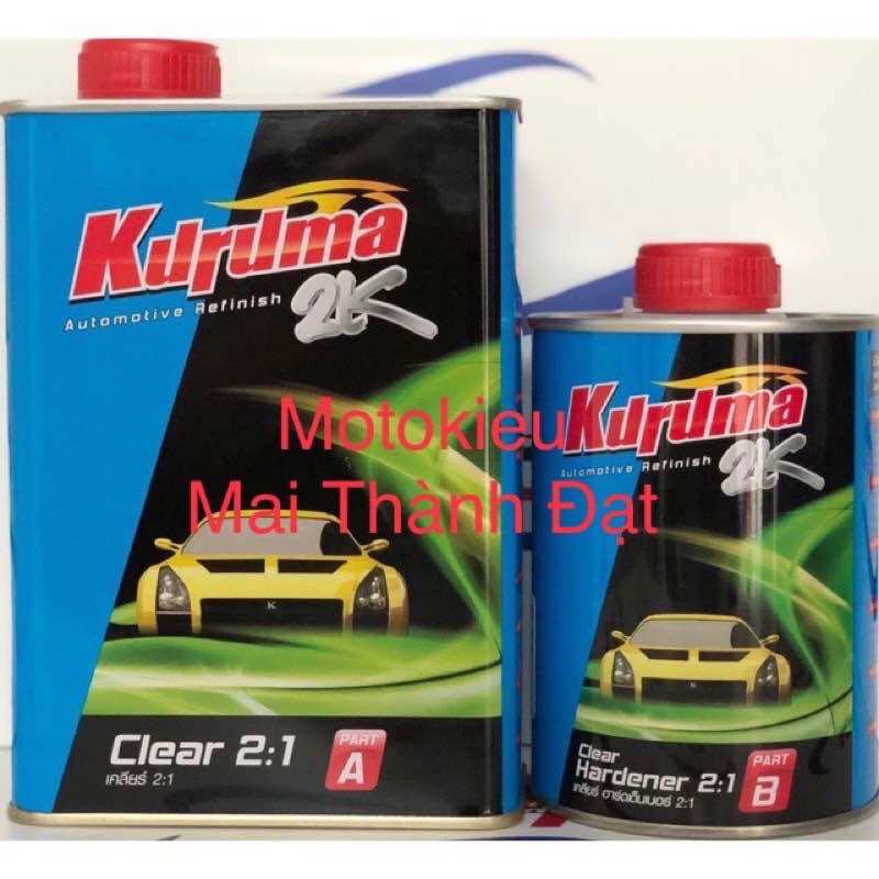 Dầu Bóng 2K Kuruma ( Sơn oto - xe máy ). MotokieuMaiThànhĐạt