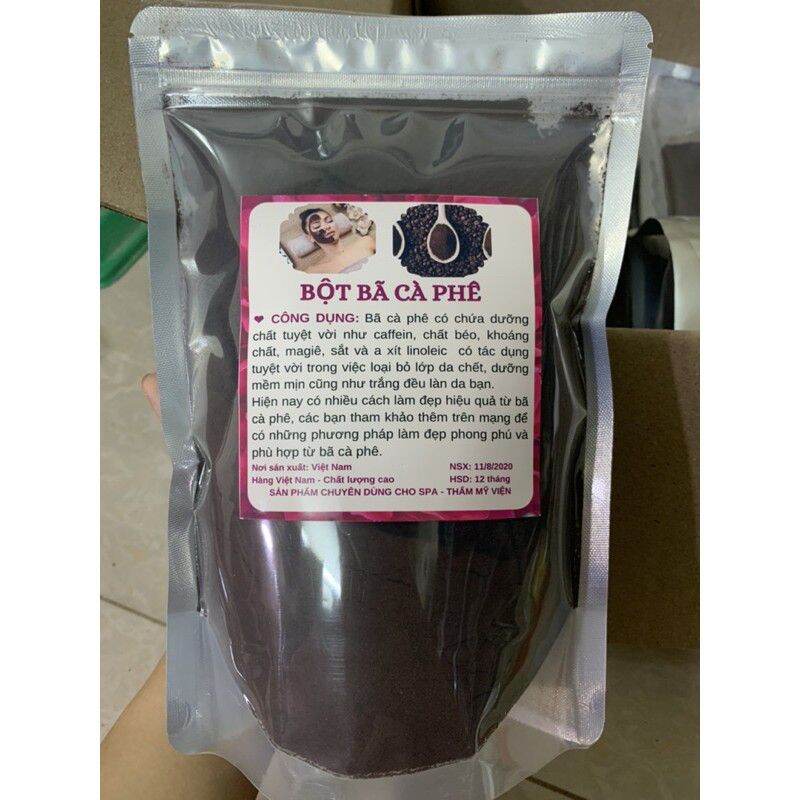 500gr bột bã cafe tắm trắng tẩy da chết.