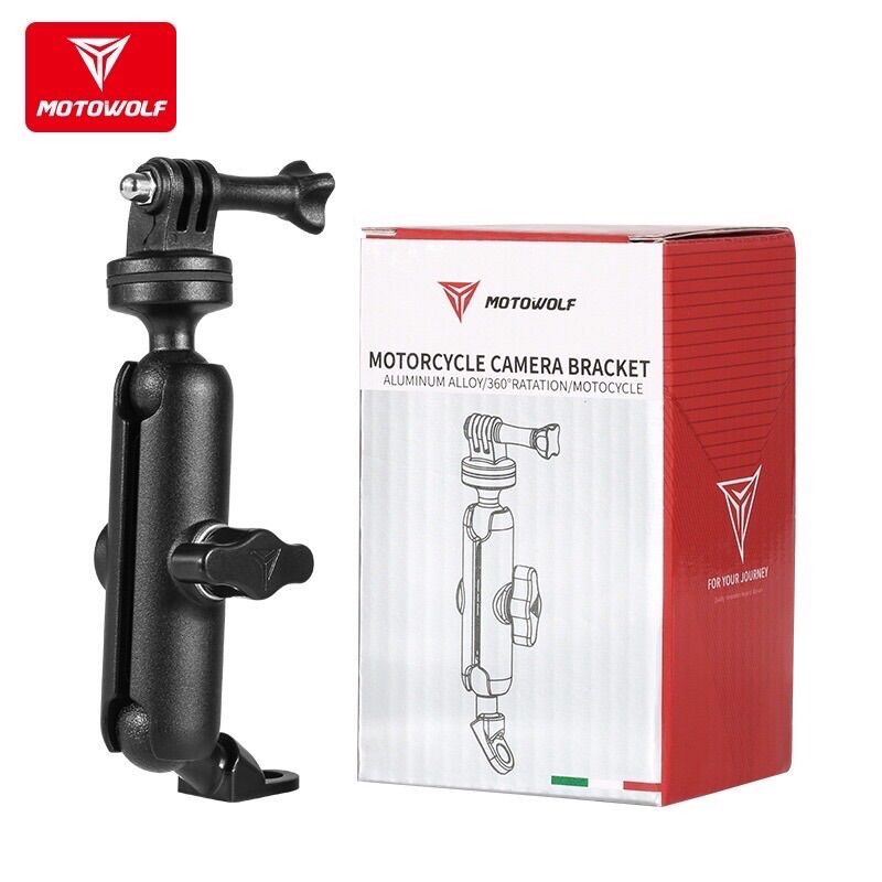 Giá đỡ camera gắn xe máy Motowolf