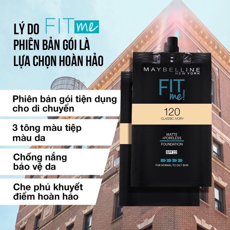 Kem Nền Fitme Maybelline -Sache Màu 128