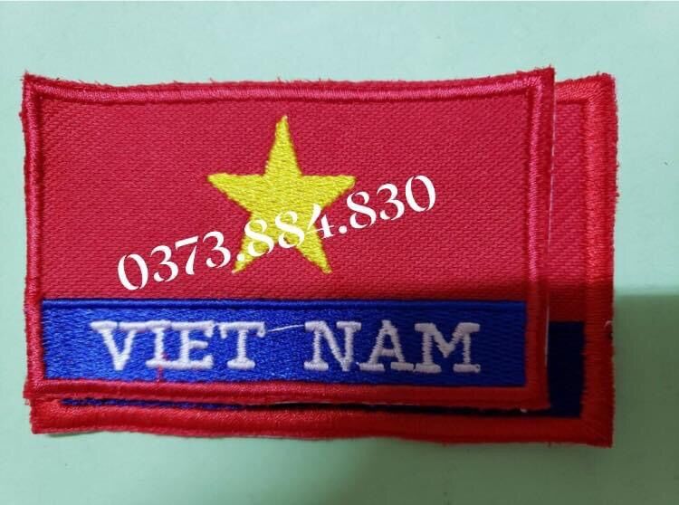 Cờ Việt Nam thêu sẵn - Cờ may võ phục