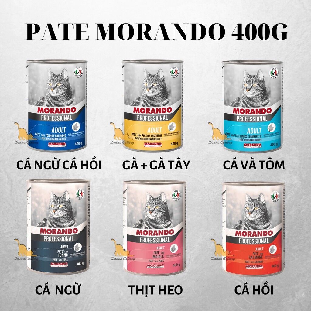 Pate morando lon 400g