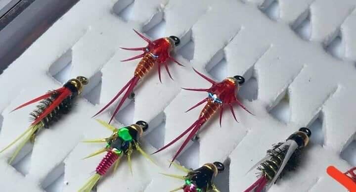 Mồi bọ câu cá mương lure, fly, tenkara