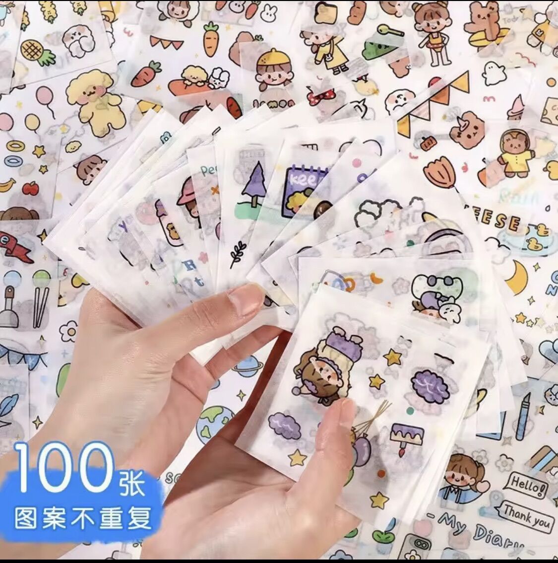 Sticker Cute Dán Trang Trí