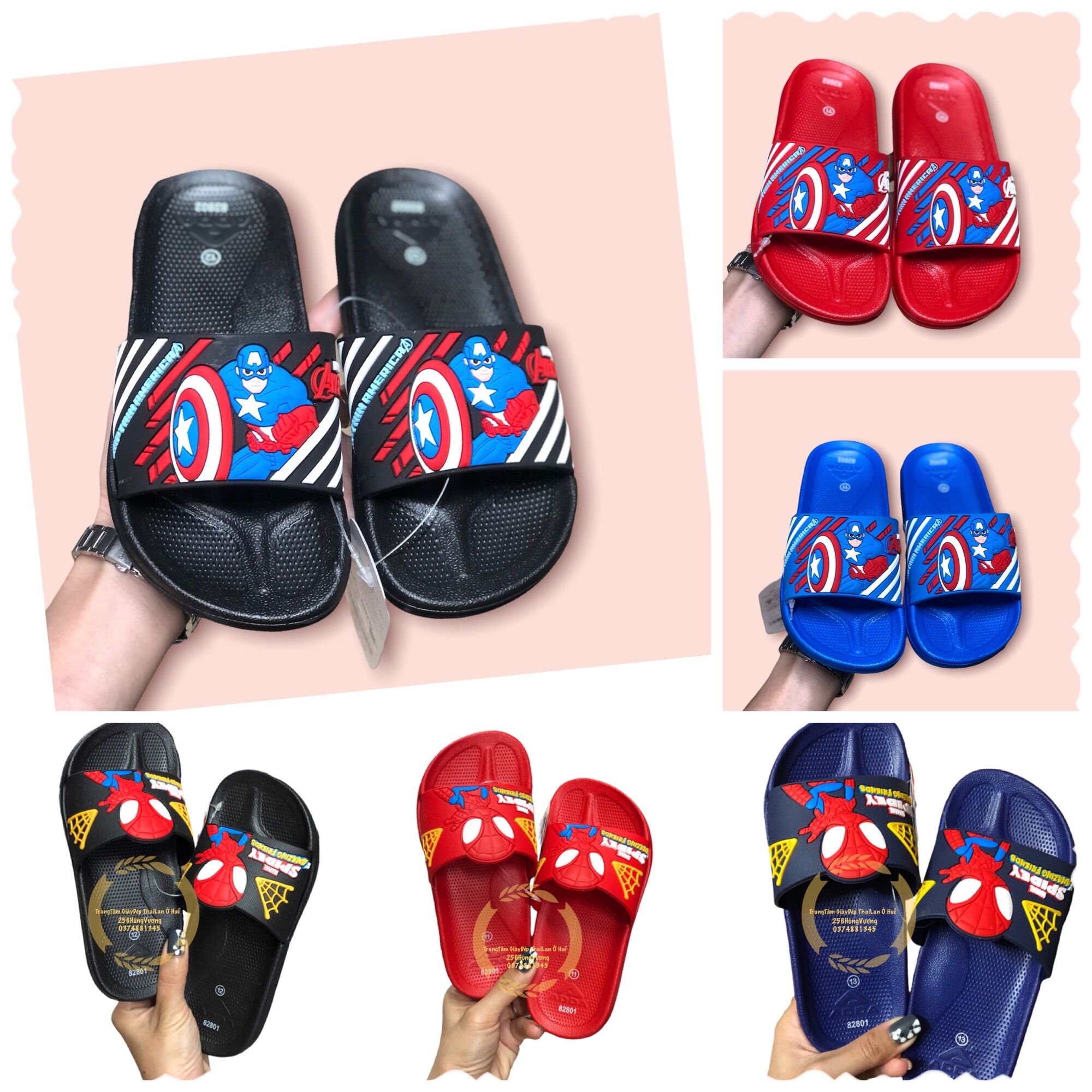 Dép bé trai - Dép adda ThaiLan siêu nhân 82802