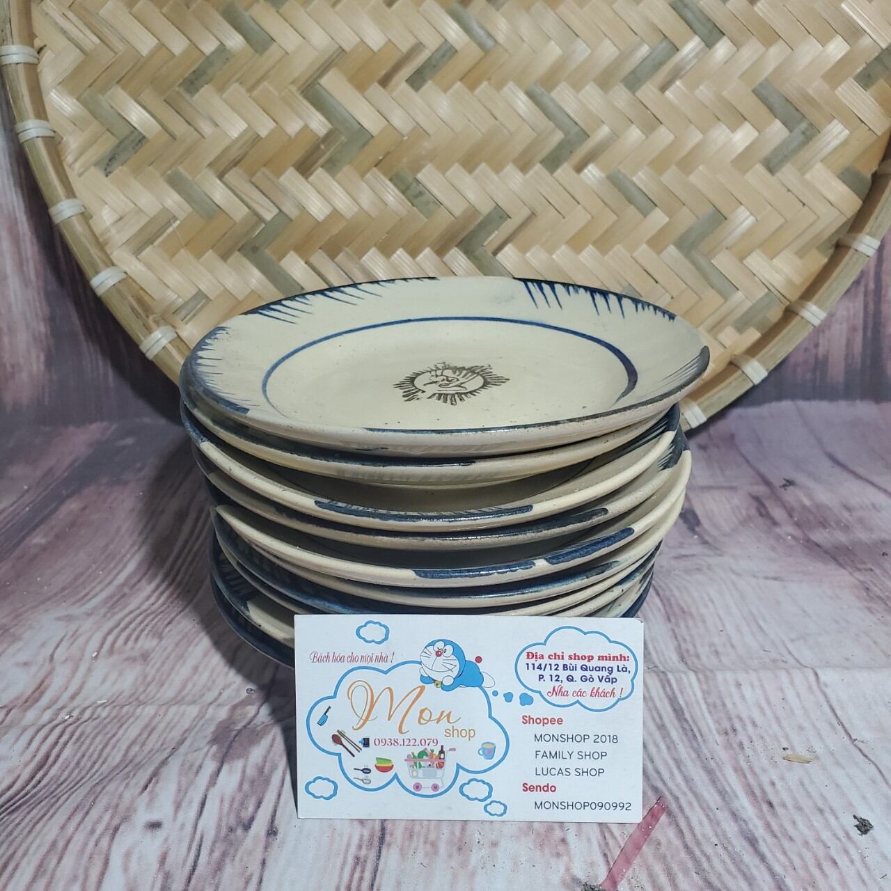 Combo 3c~5c 🍜dĩa nhỏ 🍝15cm gốm xưa