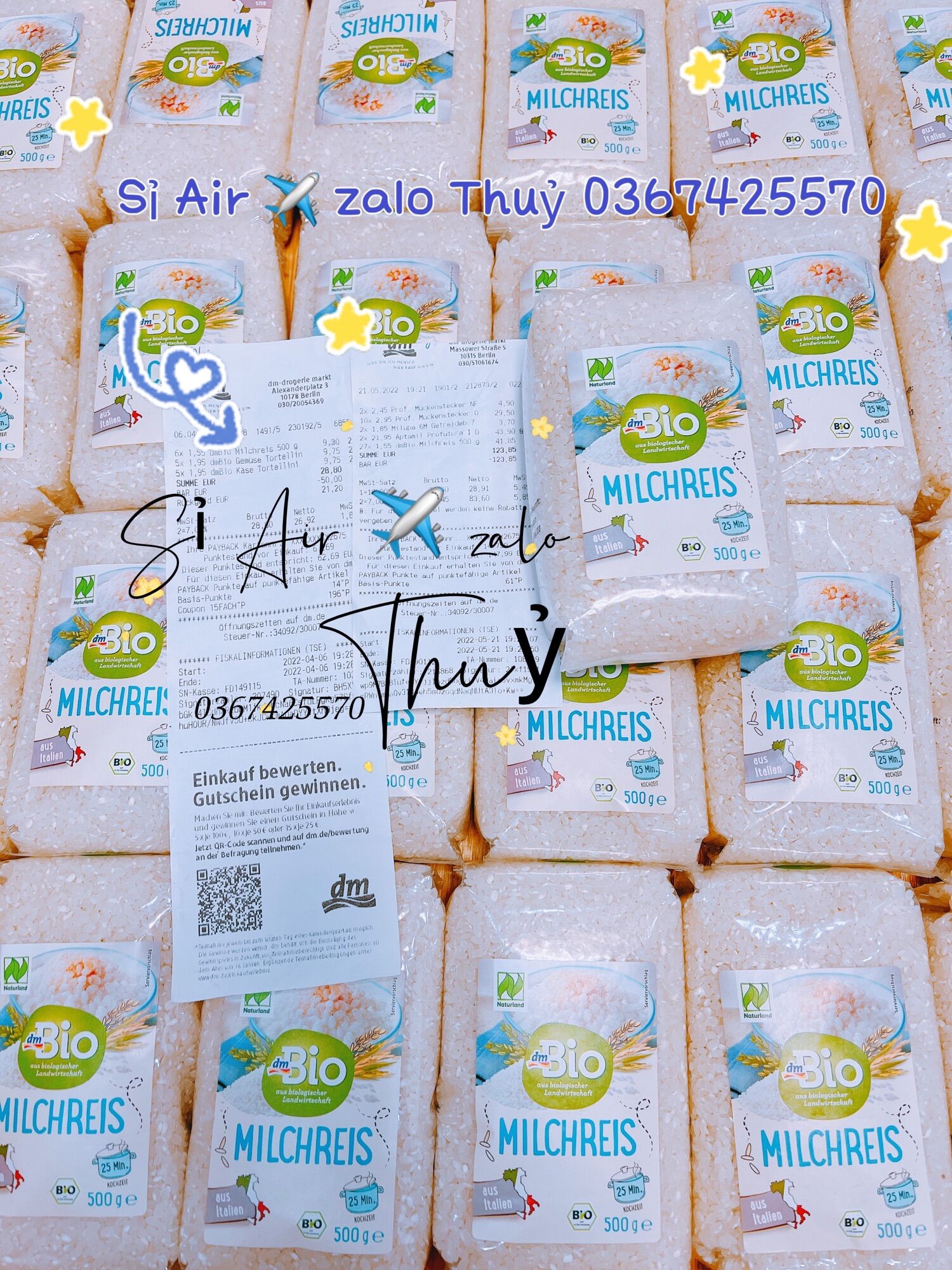 Gạo sữa hữu cơ Dm Bio của Đức