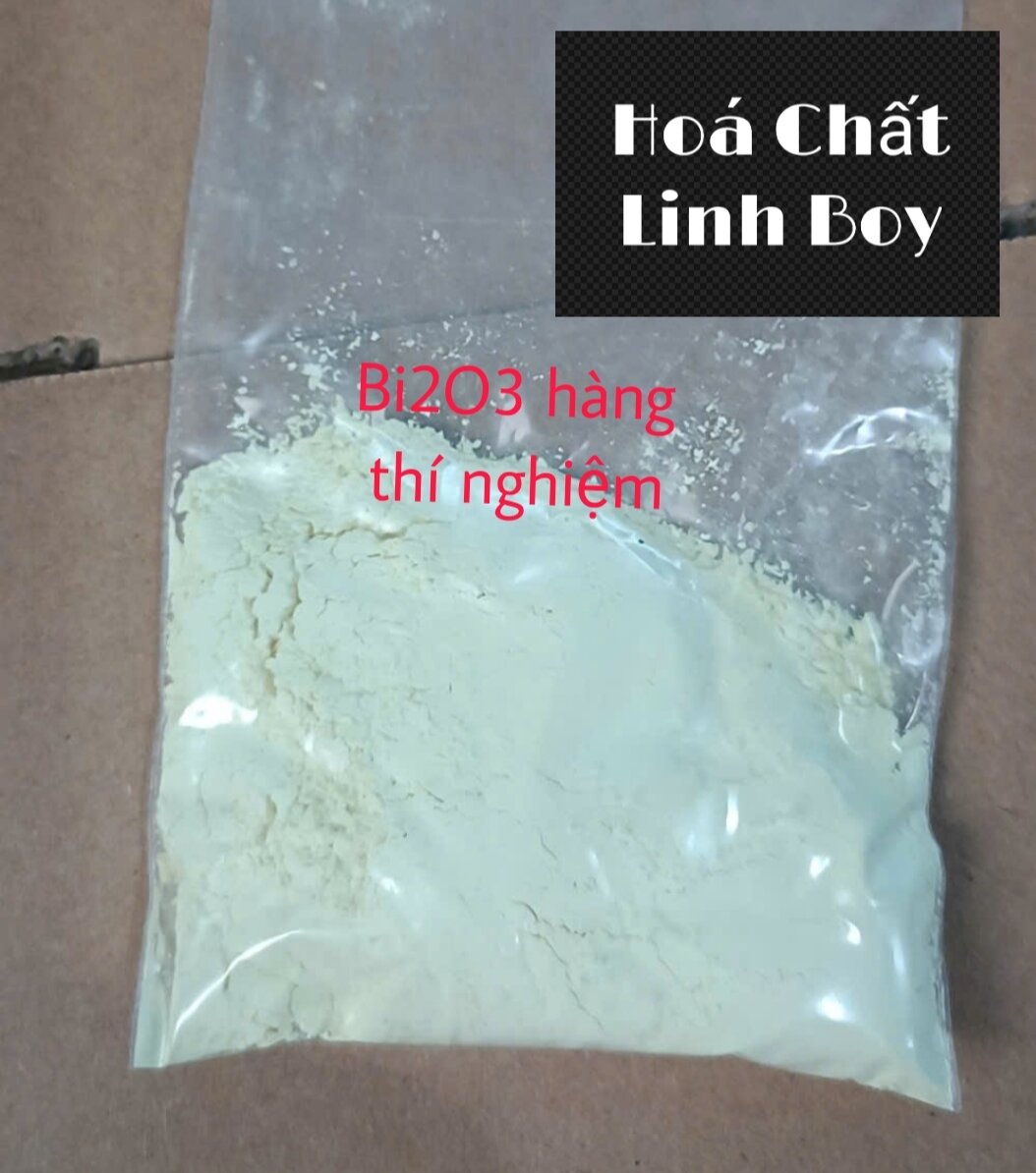 Túi 100g Bi2O3 bismuth oxit hàng thí nghiệm