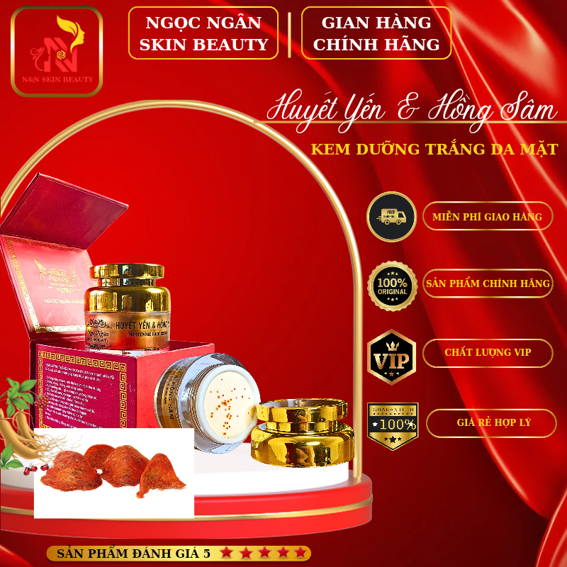 Kem huyết yến hồng sâm