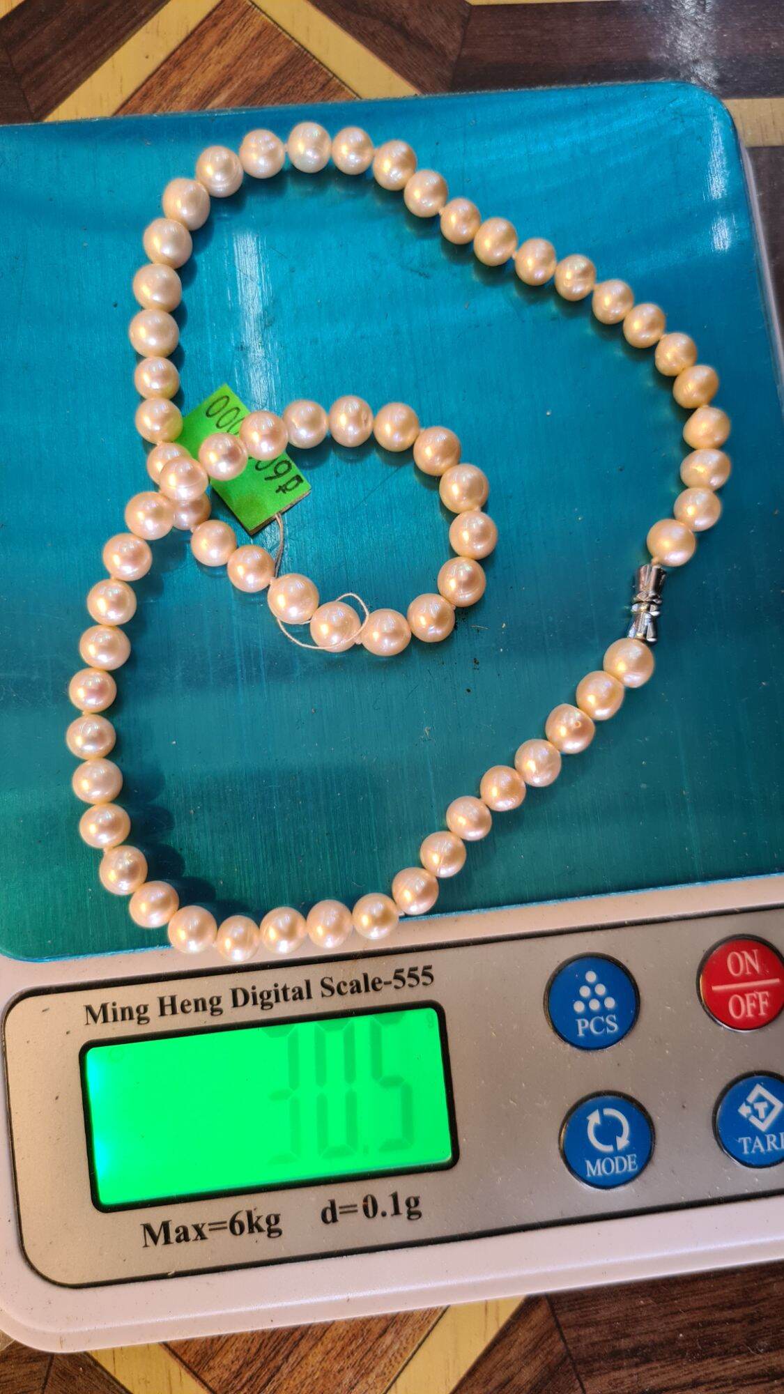 Dây chuyền Ngọc Trai (Màu Hồng, Trai thật)