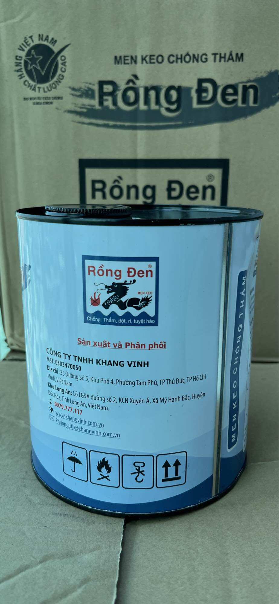 [HCM]Men keo chống thấm Rồng Đen 2kg