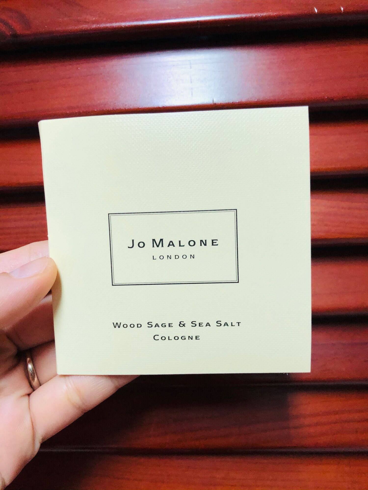 [CÓ BILL US]  [AUTH 1000%] Vial Sample Mẫu thử Nước hoa chính hãng- Jo Malone Jomalone Woodsage and Sea salt 1.5ml
