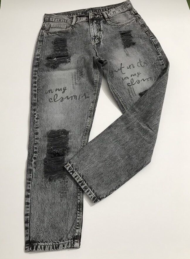 Quần baggy xám
