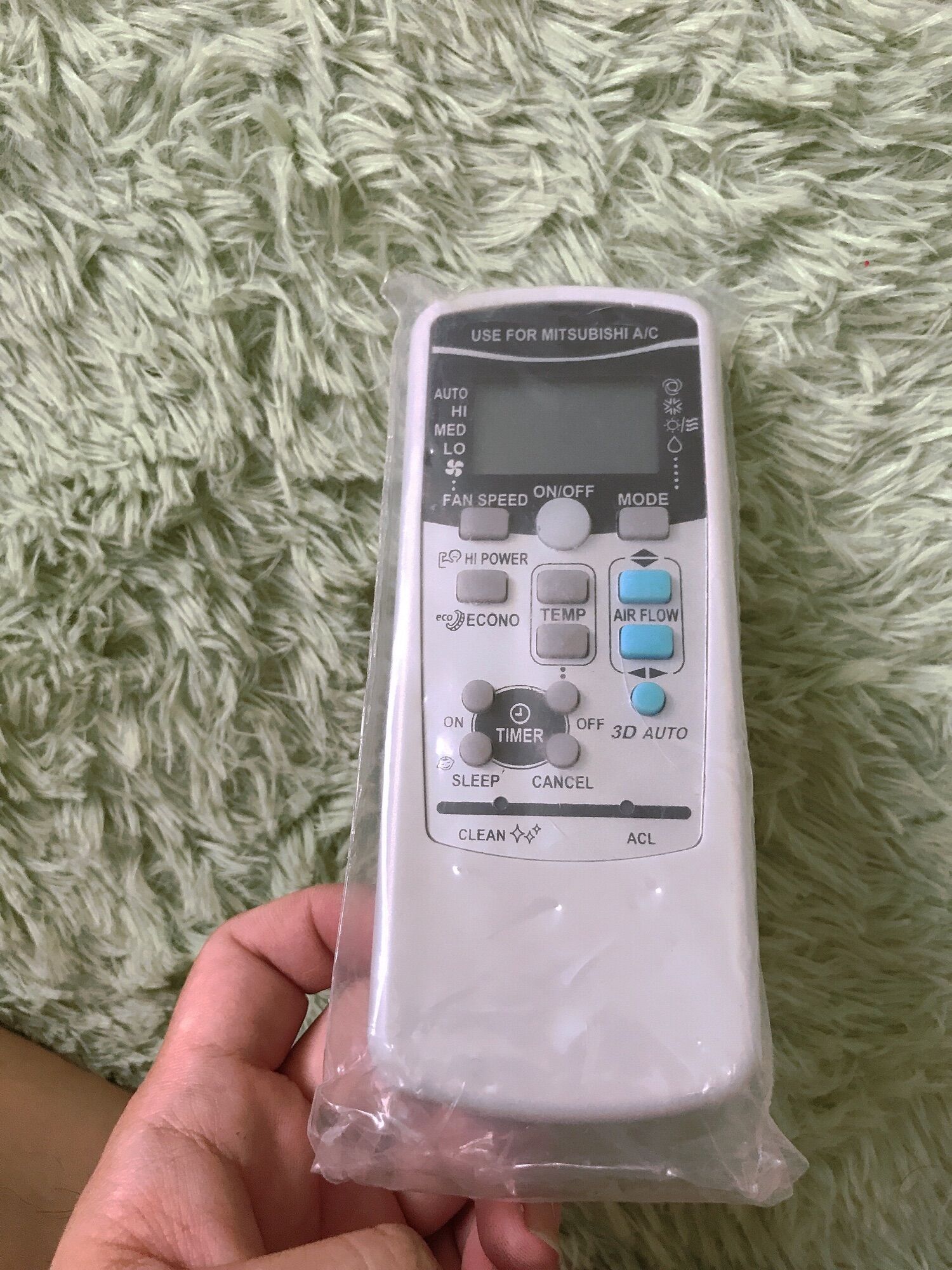 Điều khiển điều hoà Mitsubishi Heavy 3D