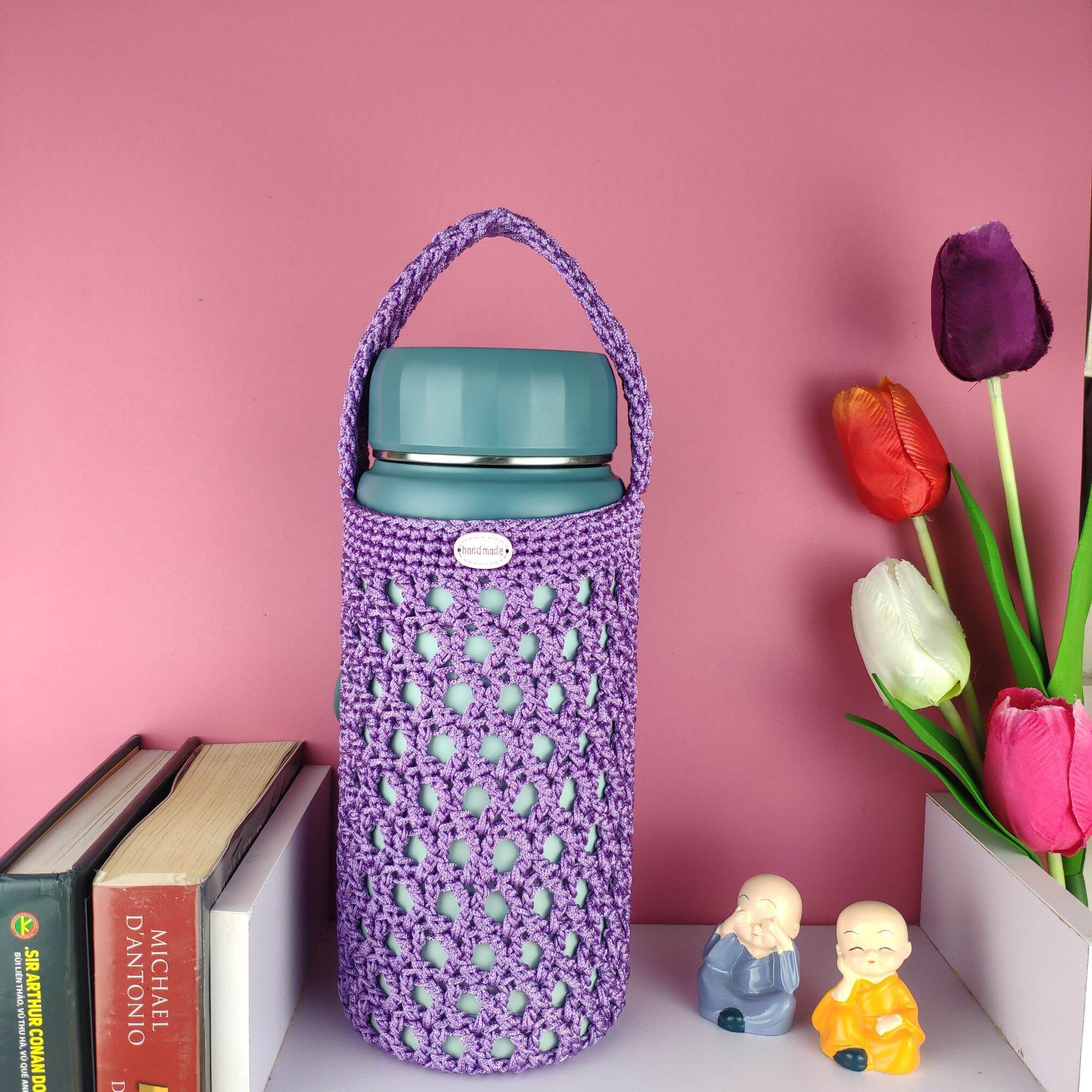 Túi đựng bình giữ nhiệt 1200ml, màu tím
