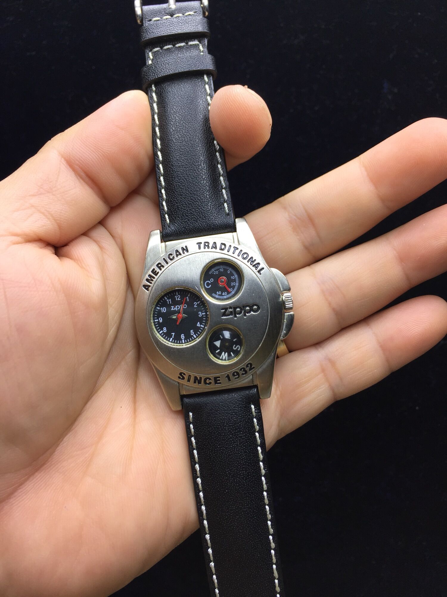 ⌚️đồng hồ si nam hiệu zippo, máy nhật🇺🇸