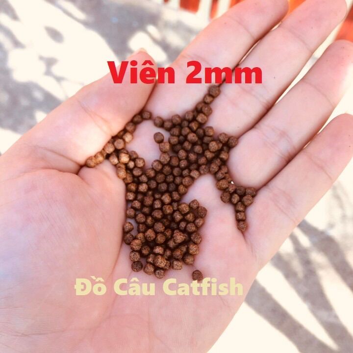 1kg Cám Cá Kiểng Đạm Cao Cho Cá 7Màu , Beta , Chép Koi. (Viên 0.5mm - 1mm - 2mm)