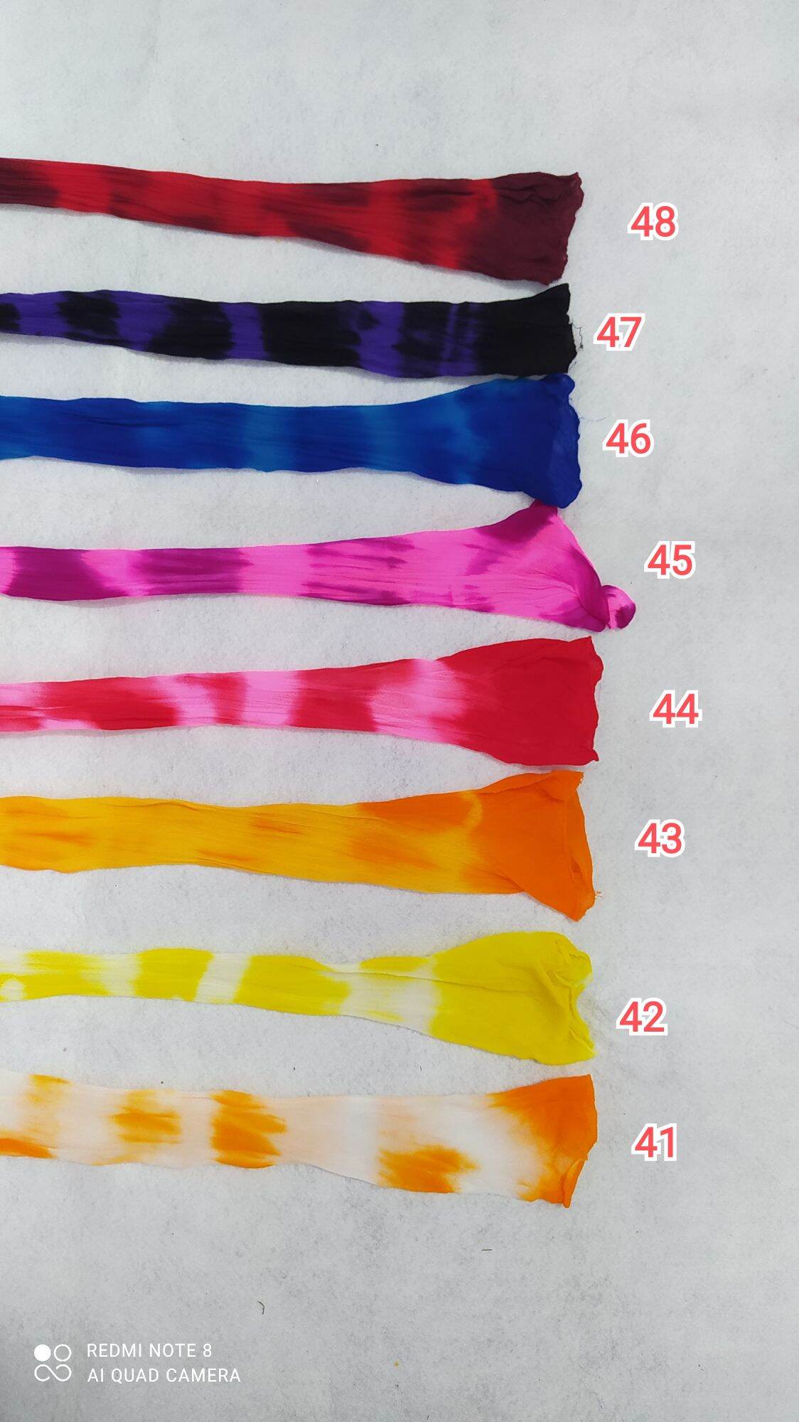 Vải voan loang màu-loại 1 siêu mịn màu 41-48