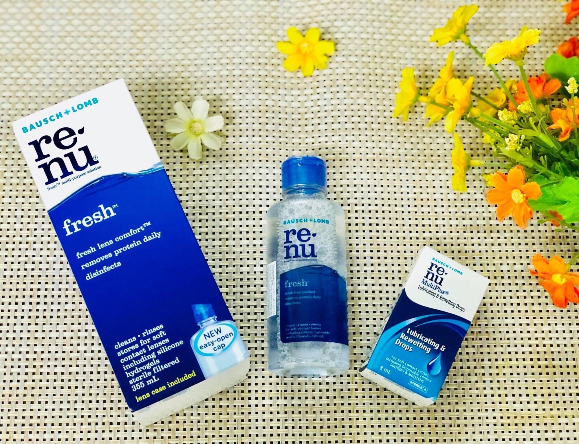 (2/2026) Ngâm kính áp tròng RENU FRESH 120ml (Usa)