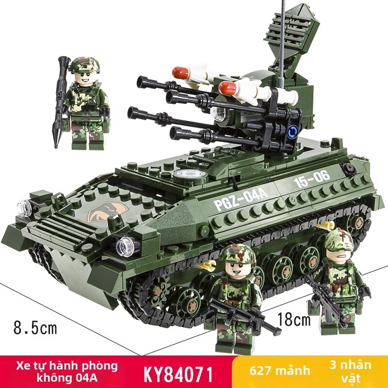 Kazi | Đồ Chơi Lắp Ráp Xe Bọc thép Quân Sự