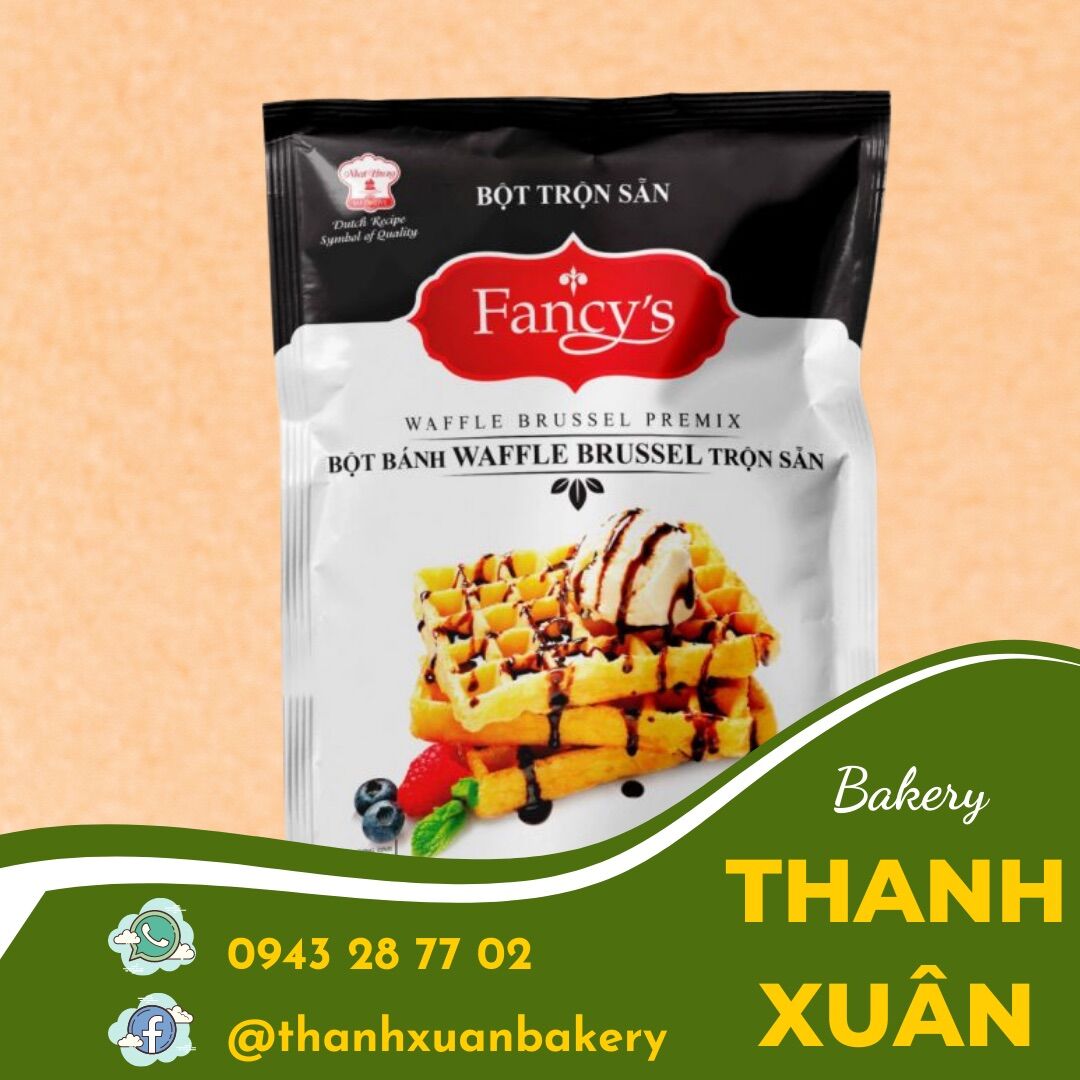 Bột Trộn Sẵn Bánh Waffle Brussel