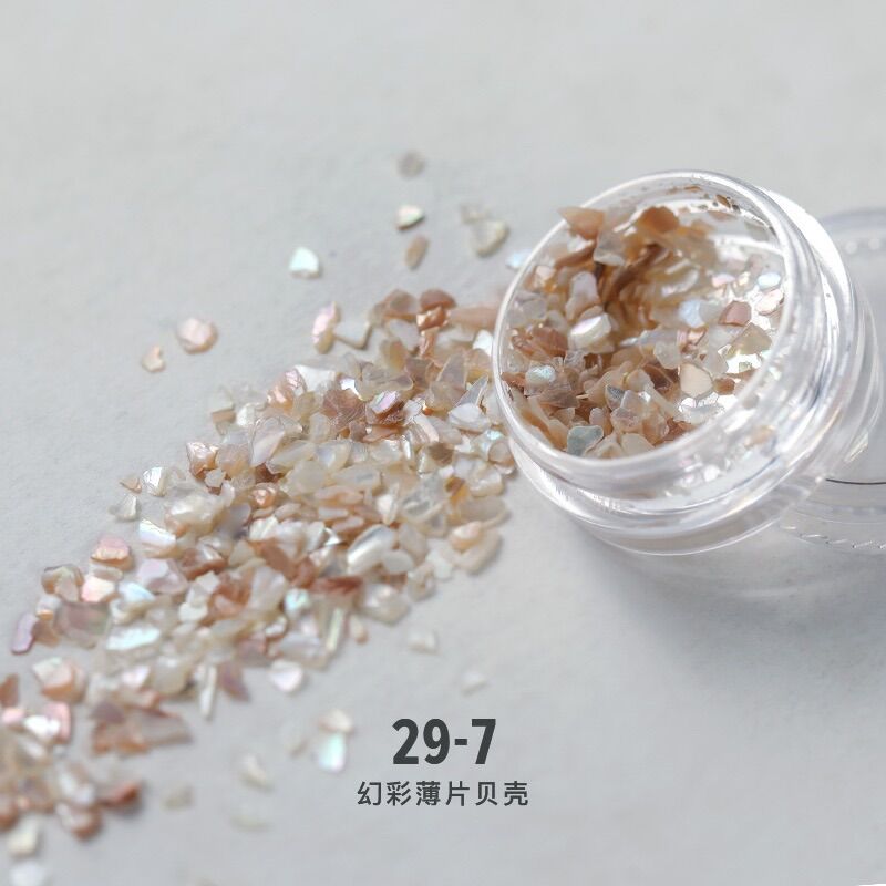 1 hộp xà cừ trang trí móng tay