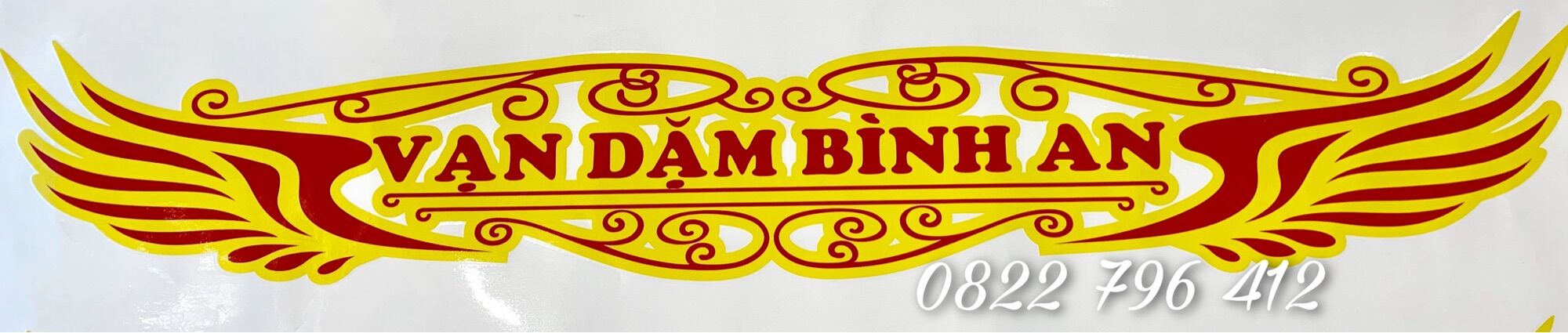 Tem Vạn Dặm Bình An Mẫu Mới cho xe tải, xe ô tô, xe đầu kéo