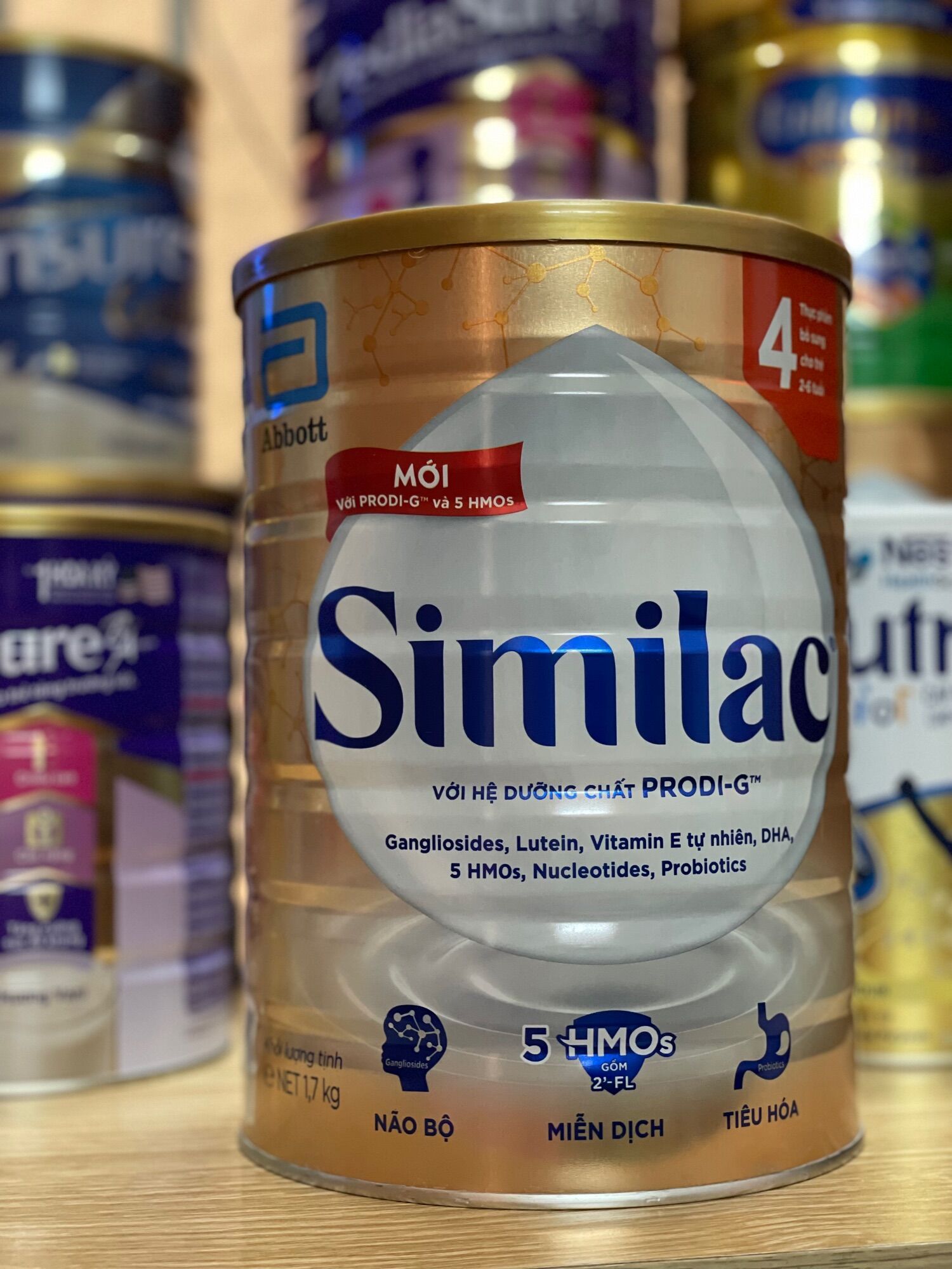 Sữa Bột Similac 4 HMO 1.7kg Mẫu Mới - Date 2/2025