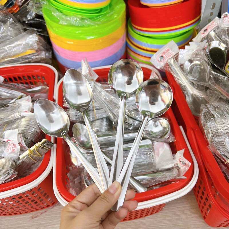 🍽️ Set 10 Cái Muỗng, Nĩa inox (Đủ Các Loại)