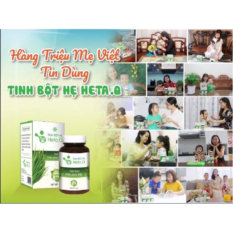 Tinh bột HẸ HETA.Q - thực phẩm bổ xung - chất xơ