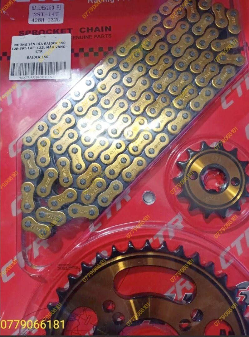 NHÔNG SÊN DĨA CTR GẮN RAIDER SATRIA WINNER EXCITER WAVE SIRIUS JUPITER