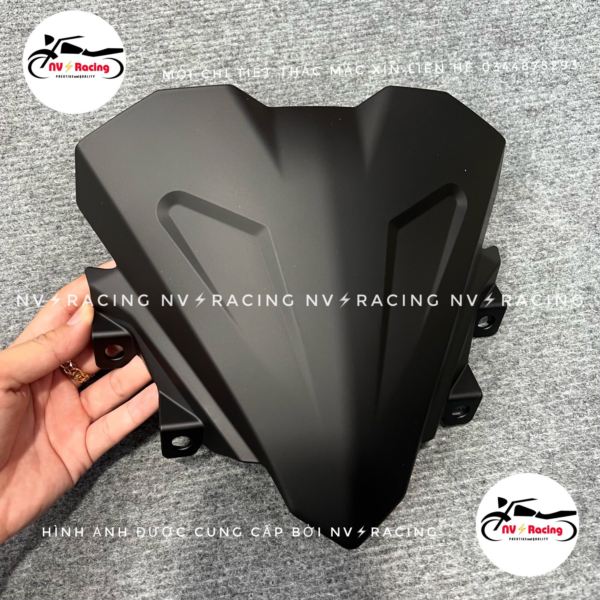 Chắn gió winner x v3 2022 đen nhám