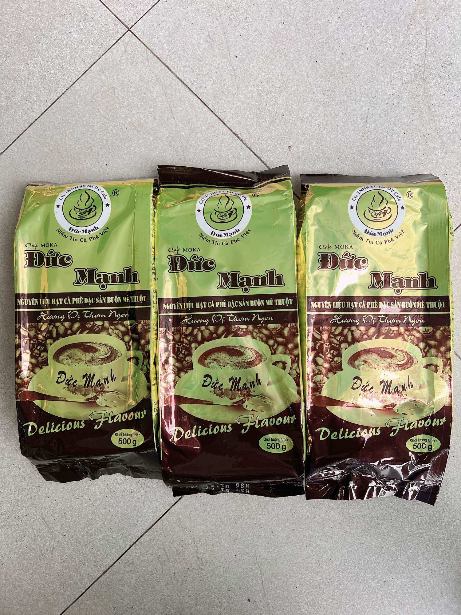 Cà Phê Moka Đức Mạnh Gói 500G (Chính Hãng)