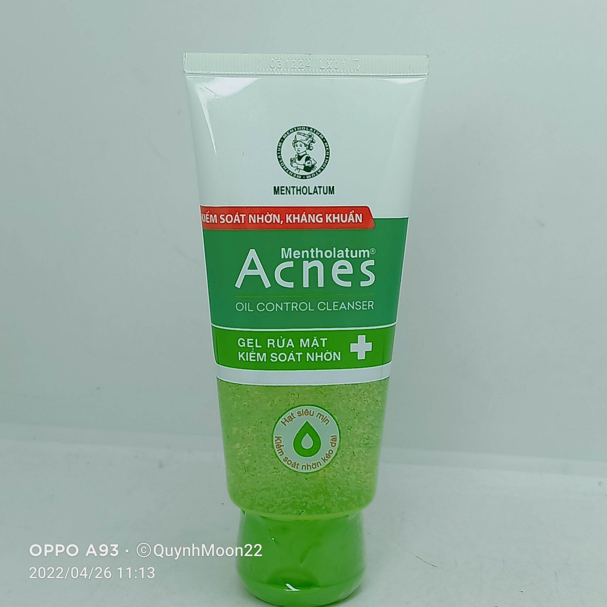 Acnes Gel rửa mặt kiểm soát nhờn tuýp 100g