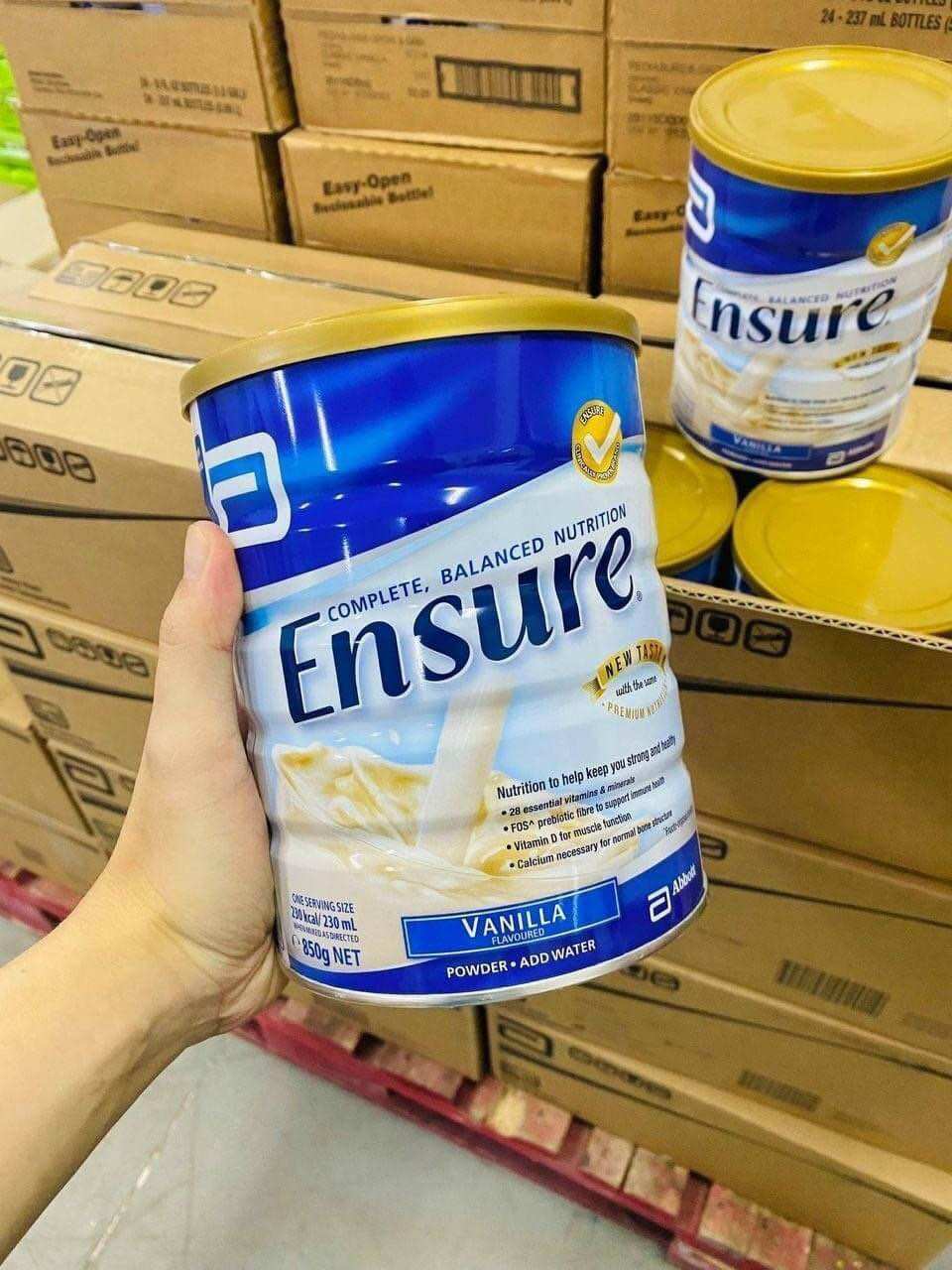 [Chính Hãng] Sữa bột Ensure 850g Úc