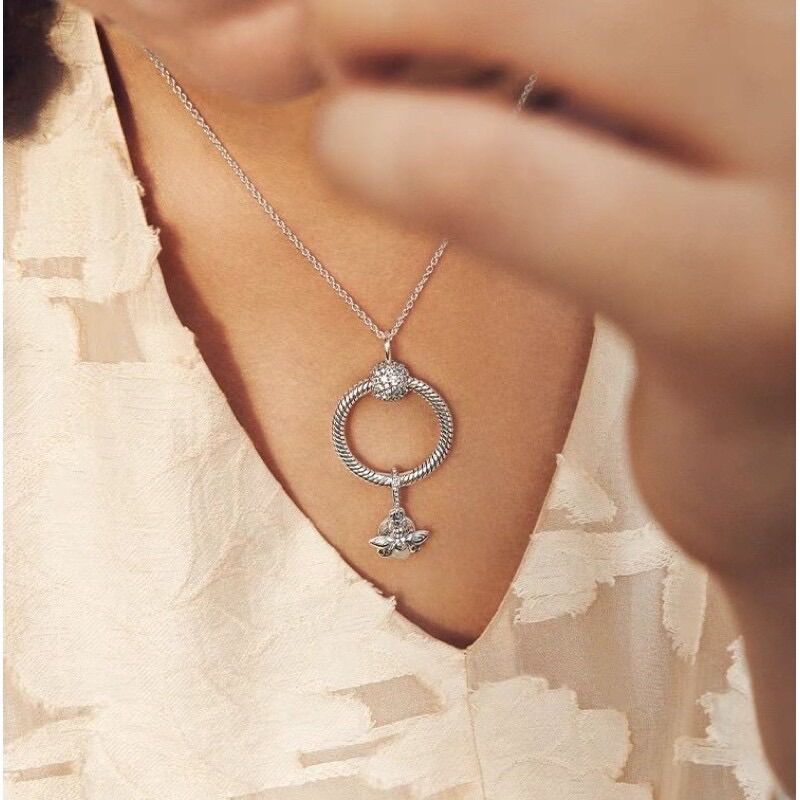 CHARM PAN ALE TREO ĐOM ĐÓM PHÁT SÁNG BẠC S925